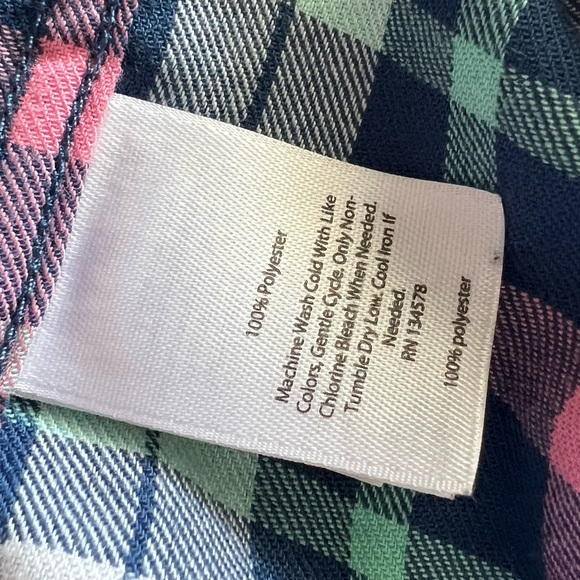 Vineyard Vines  Performance Flannel Classic Fit Tucker Shirt Size L - Picture 5 of 13
